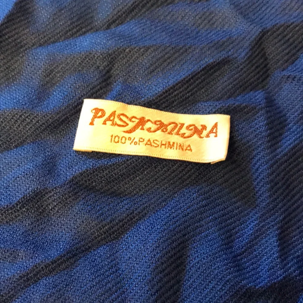 Blue Pashmina